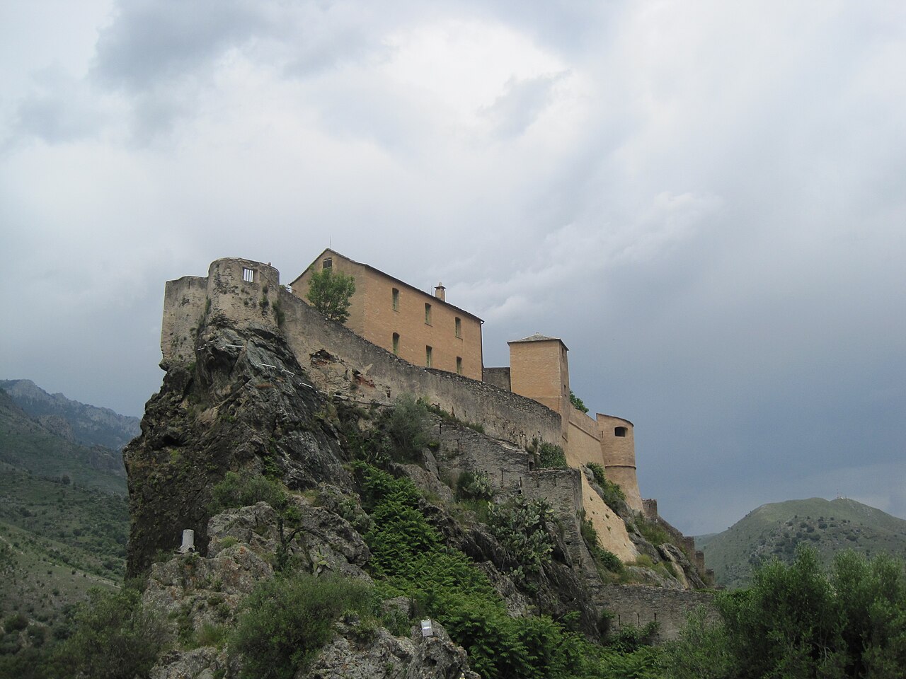 The mountains around Corte